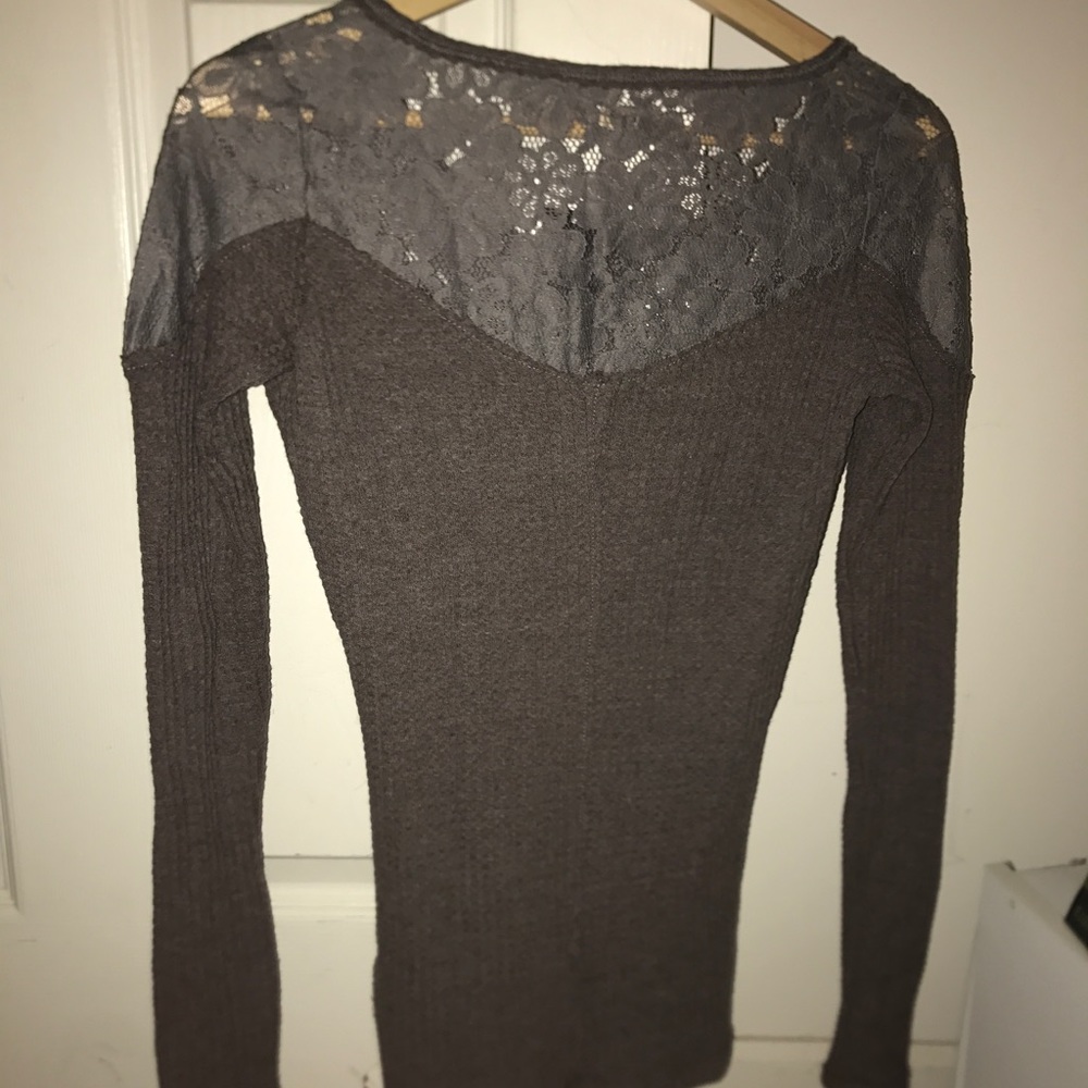 Lace lining, Long sleeve shirt